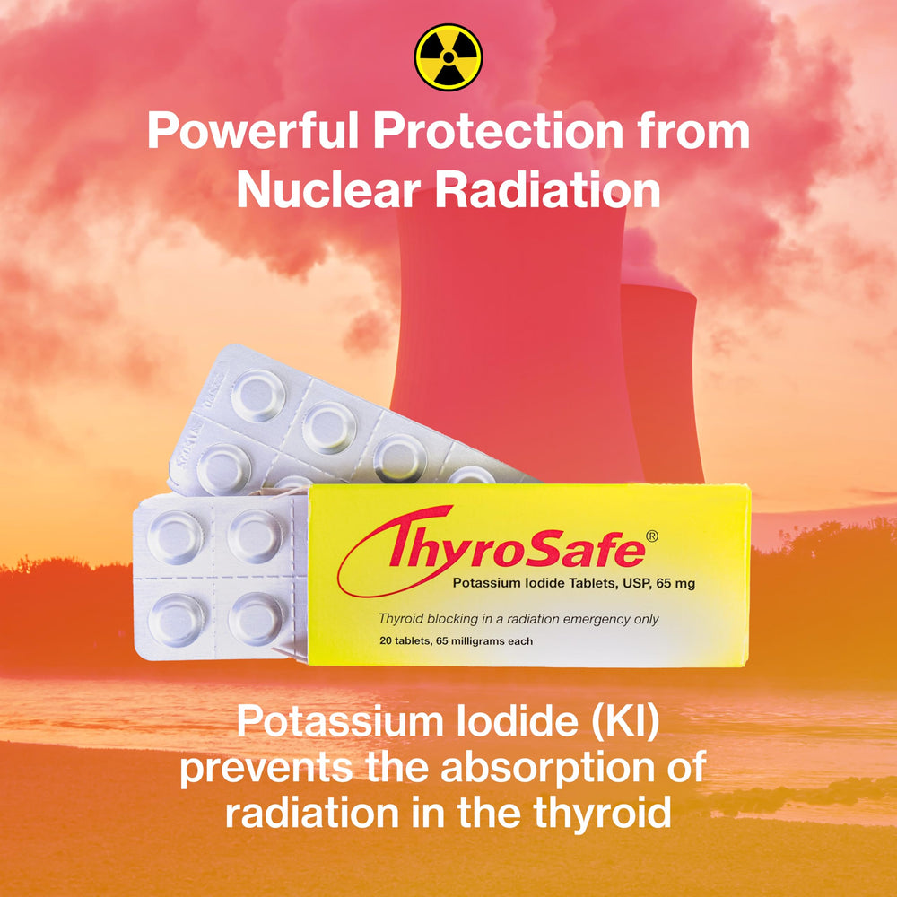 ThyroSafe scored tablets enable easy dosing during emergencies.