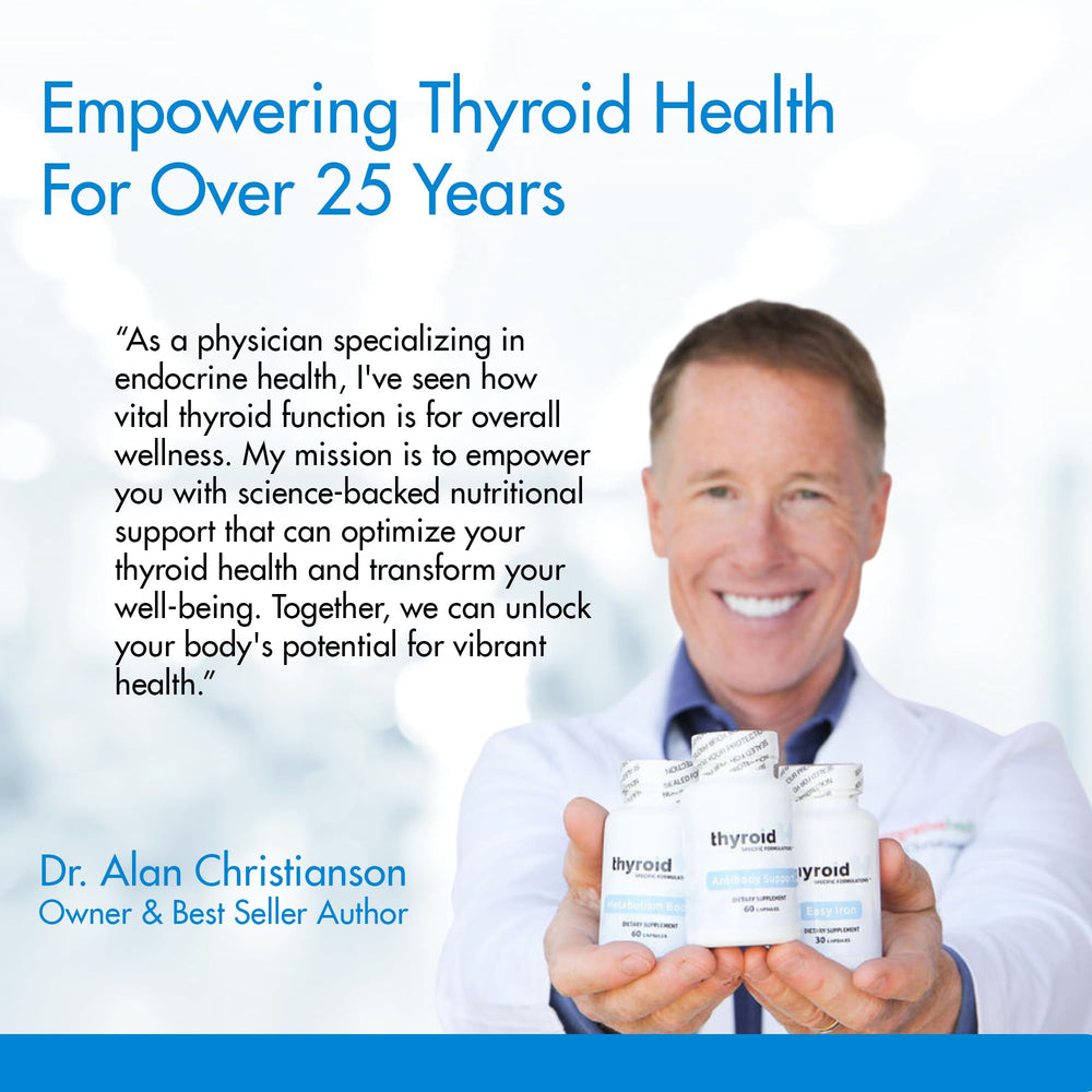 ThyroSoothe packaging box on a clean surface for a 30 day supply