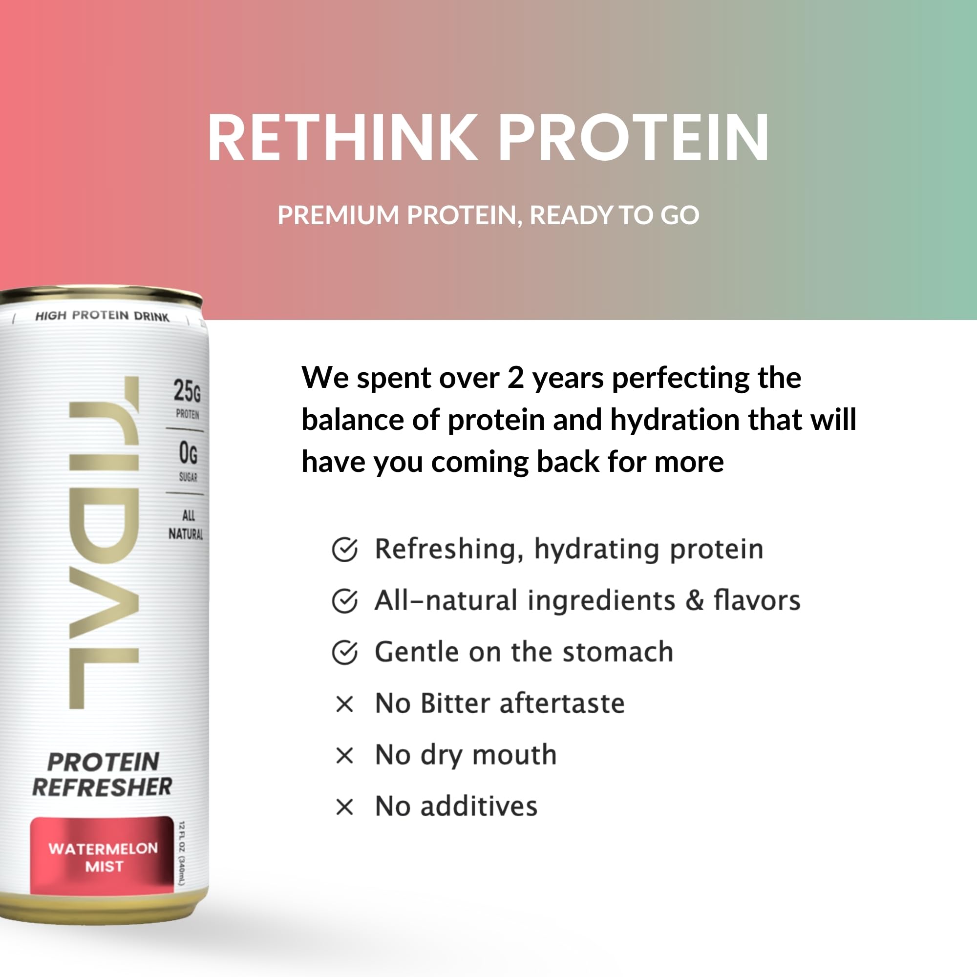 TIDAL Protein Refresher 12-pack display offers convenient nutrition on demand.