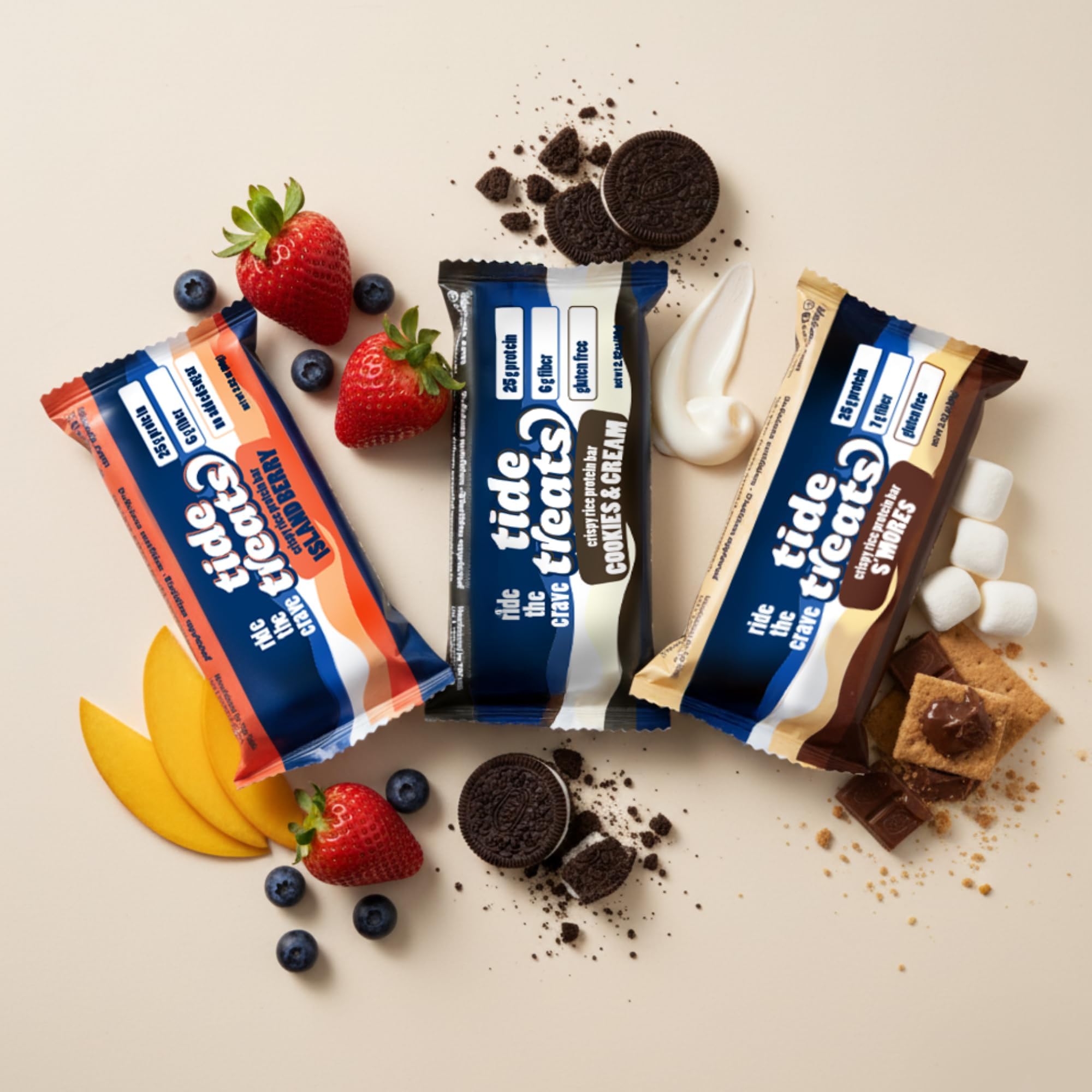 Tidetreats Crispy Rice Bar as a dessert-like treat for cravings
