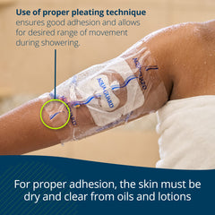 TIDI AquaGuard sheet offers 7x7.5 inch coverage for wounds or lines.