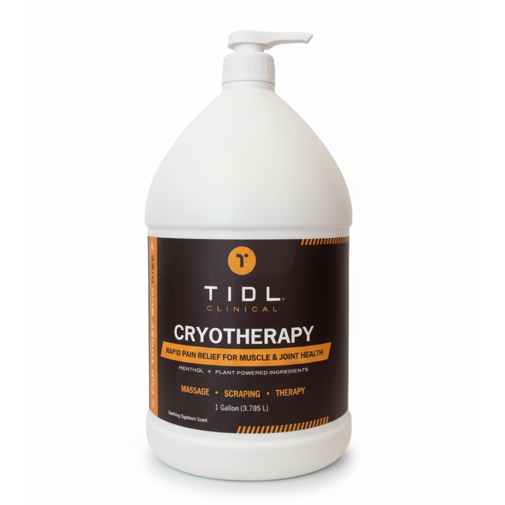 TIDL Cryotherapy Soothing Cream bulk packaging in a clinical setting for professional use