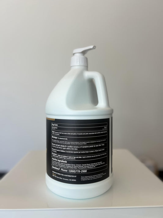 TIDL Cryotherapy Soothing Cream applied to the neck area for targeted post-workout relief
