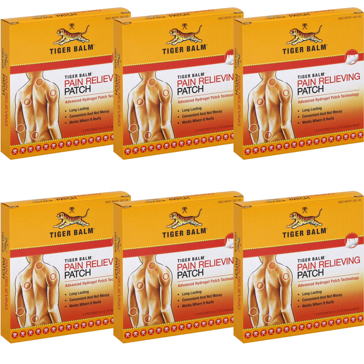 Tiger Balm Patch close-up applying to skin for targeted comfort