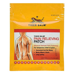 Tiger Balm Patch foil wrap close-up highlighting individual patches