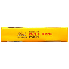 Tiger Balm Patch packaging label with product details