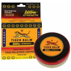 Tiger Balm Sport Rub near a water bottle in a sports bag for on the go