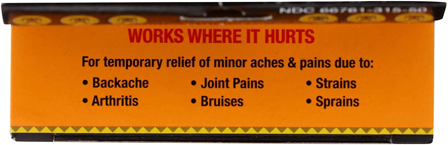Tiger Balm Ultra Strength warming sensation for sore muscles and stiffness.