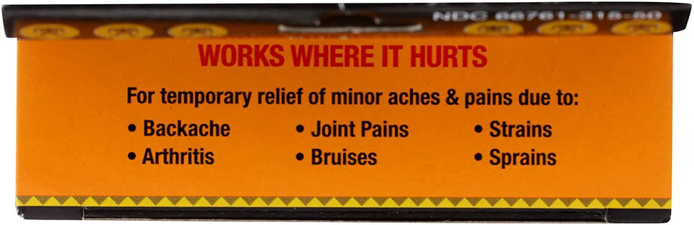 Tiger Balm Ultra Strength warming sensation for sore muscles and stiffness.