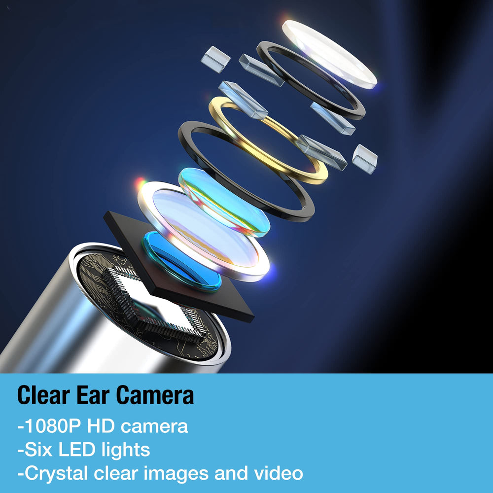 Tilcare ear camera with six LED lights for clear ear inspection