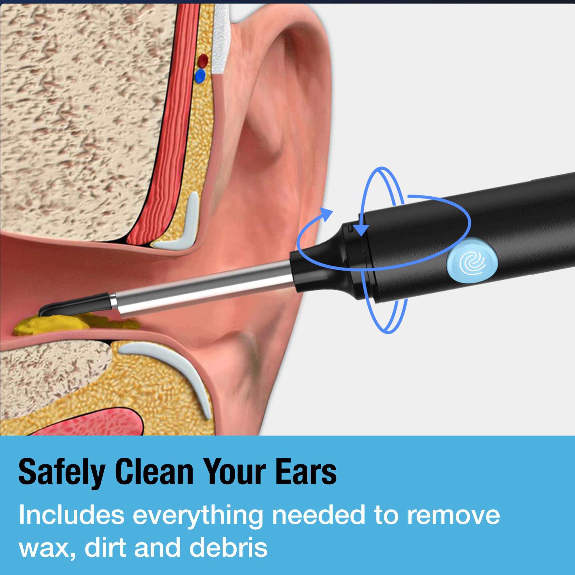 Tilcare USB-C ear camera charger enabling long sessions