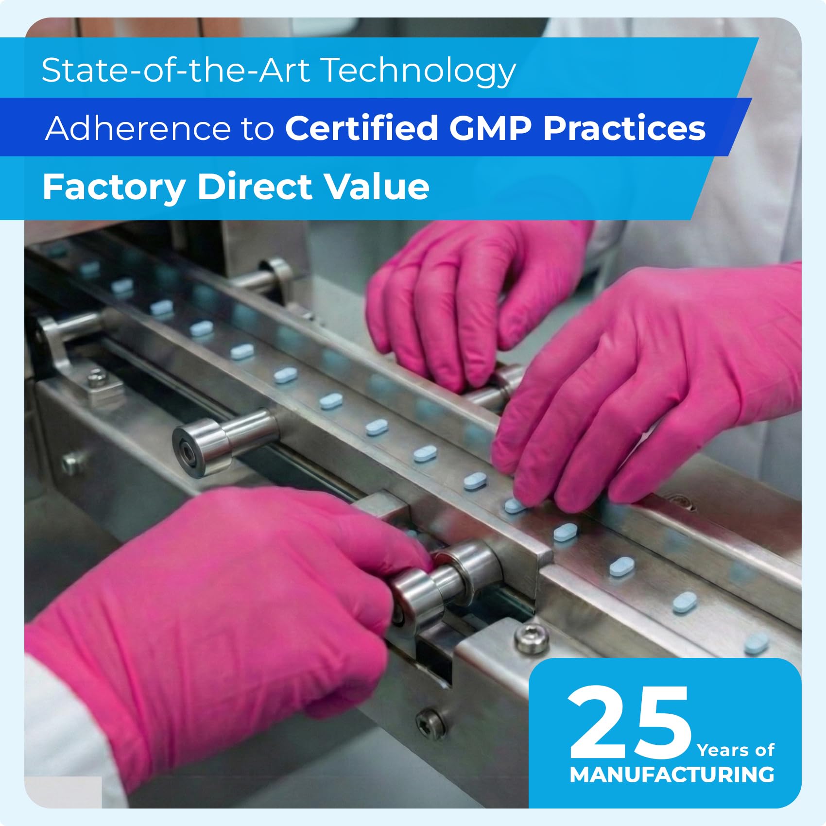 TIME-CAP LABS quality-control seal emphasizes consistent manufacturing standards.