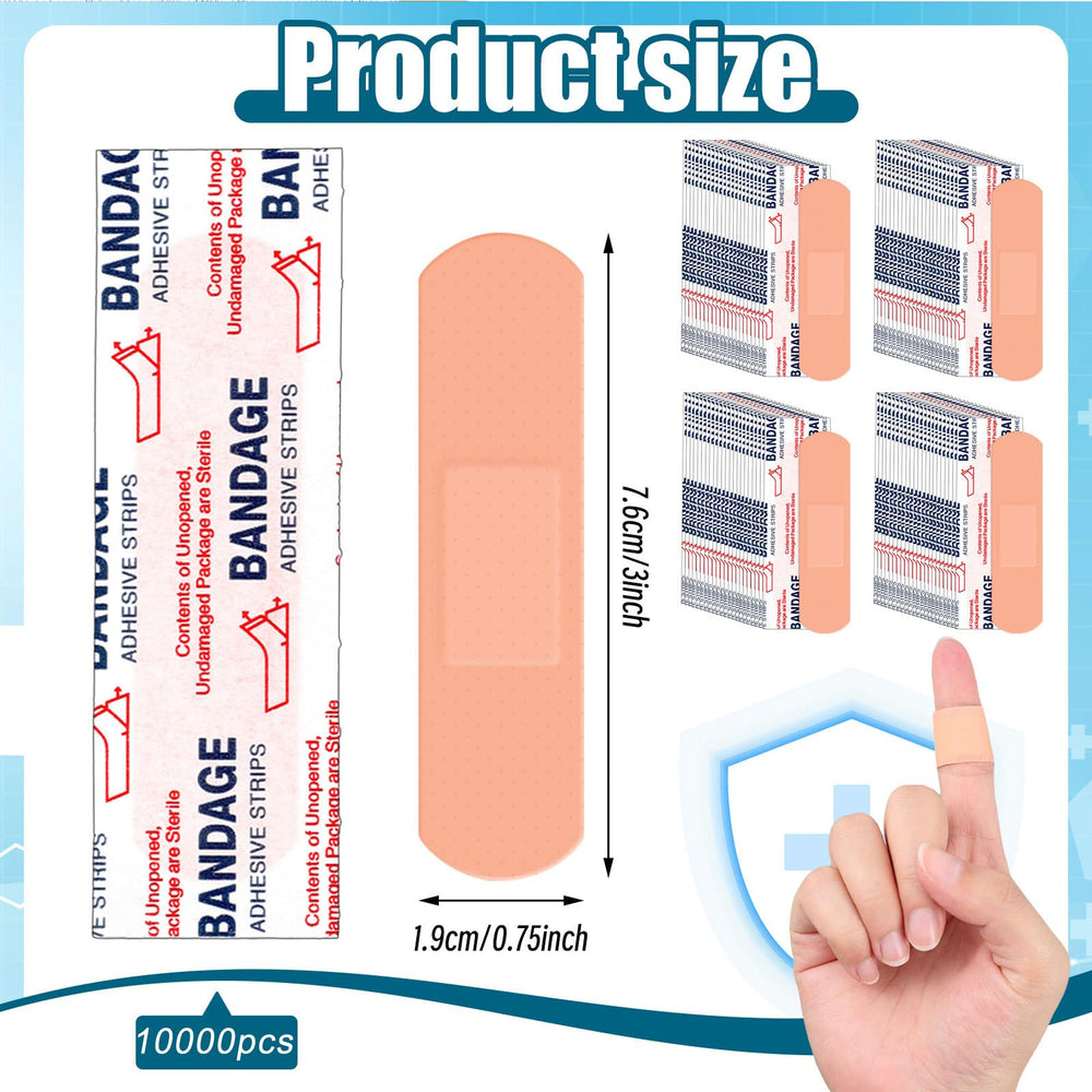 Timgle bandages individually wrapped for clean handling on the go