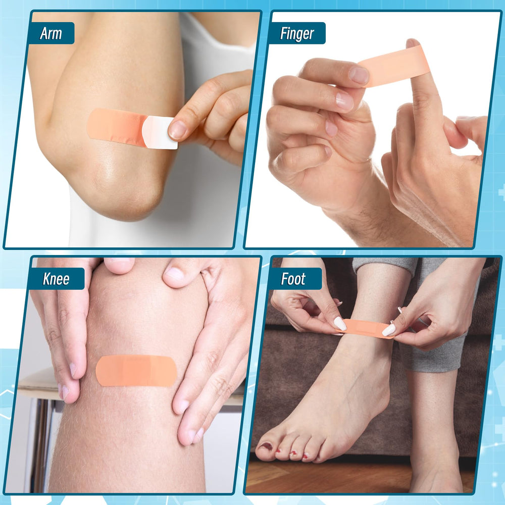 Timgle individually wrapped bandages stay clean for quick emergencies.