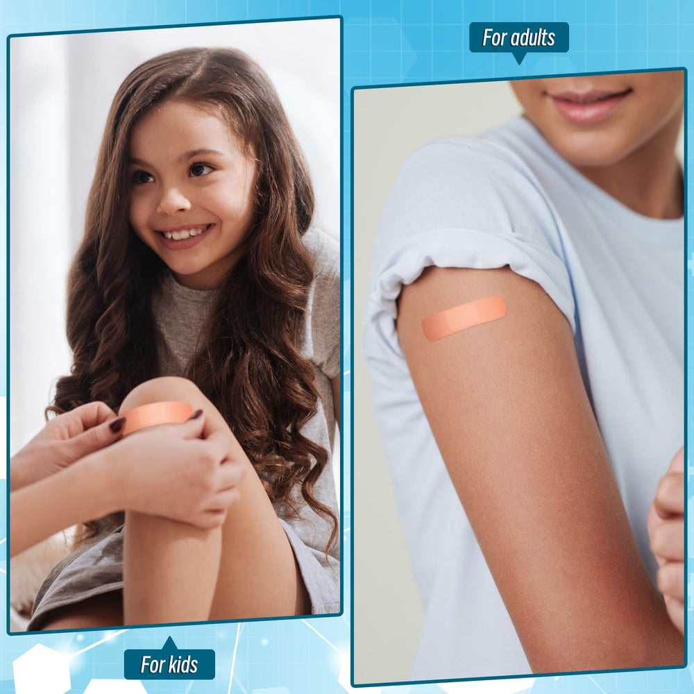 Timgle skin-conforming bendable bandages fit curved body parts.