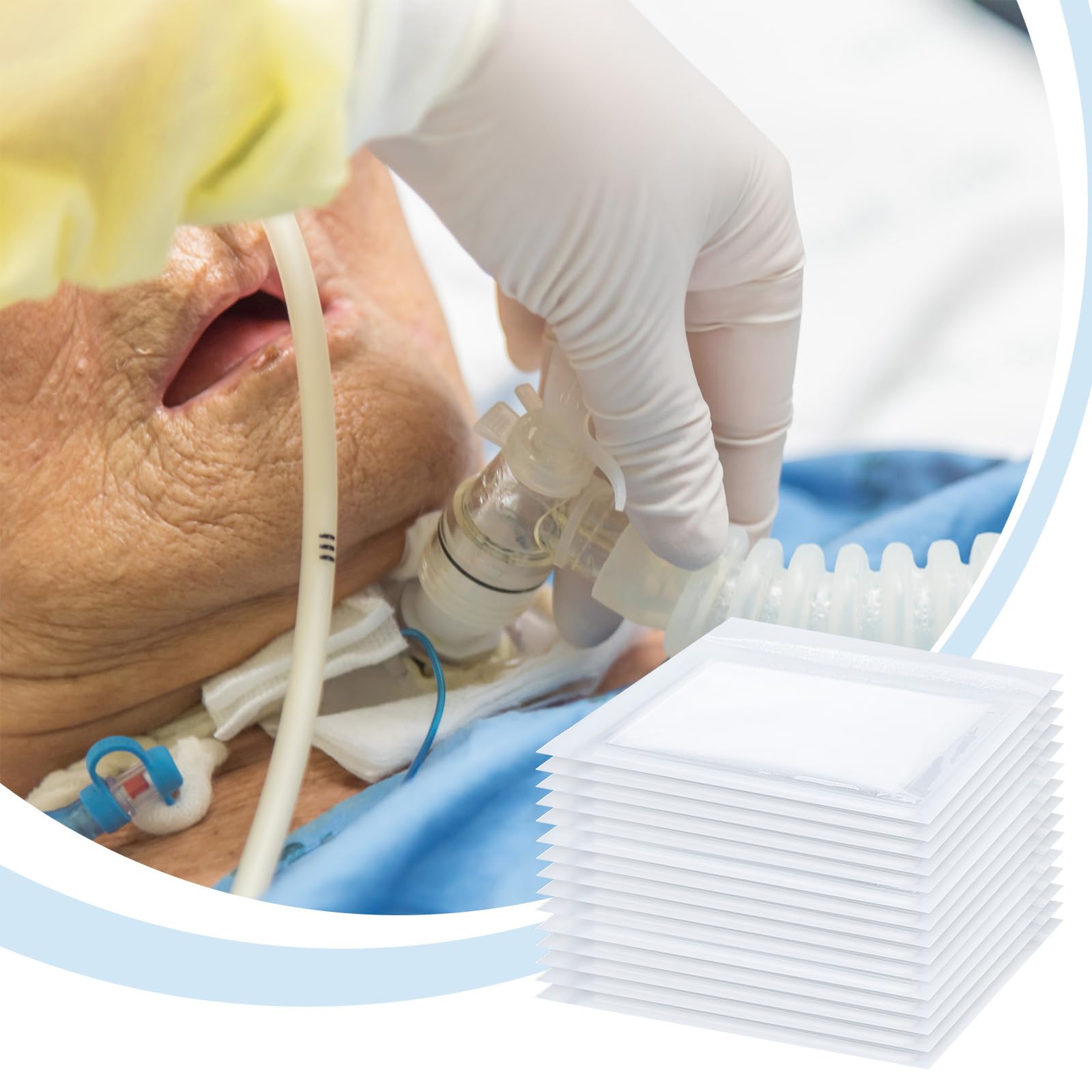 Timgle sterile packaging keeps gauze pads clean and safe.