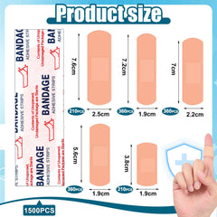 Timgle waterproof bandages maintain adhesion during activity