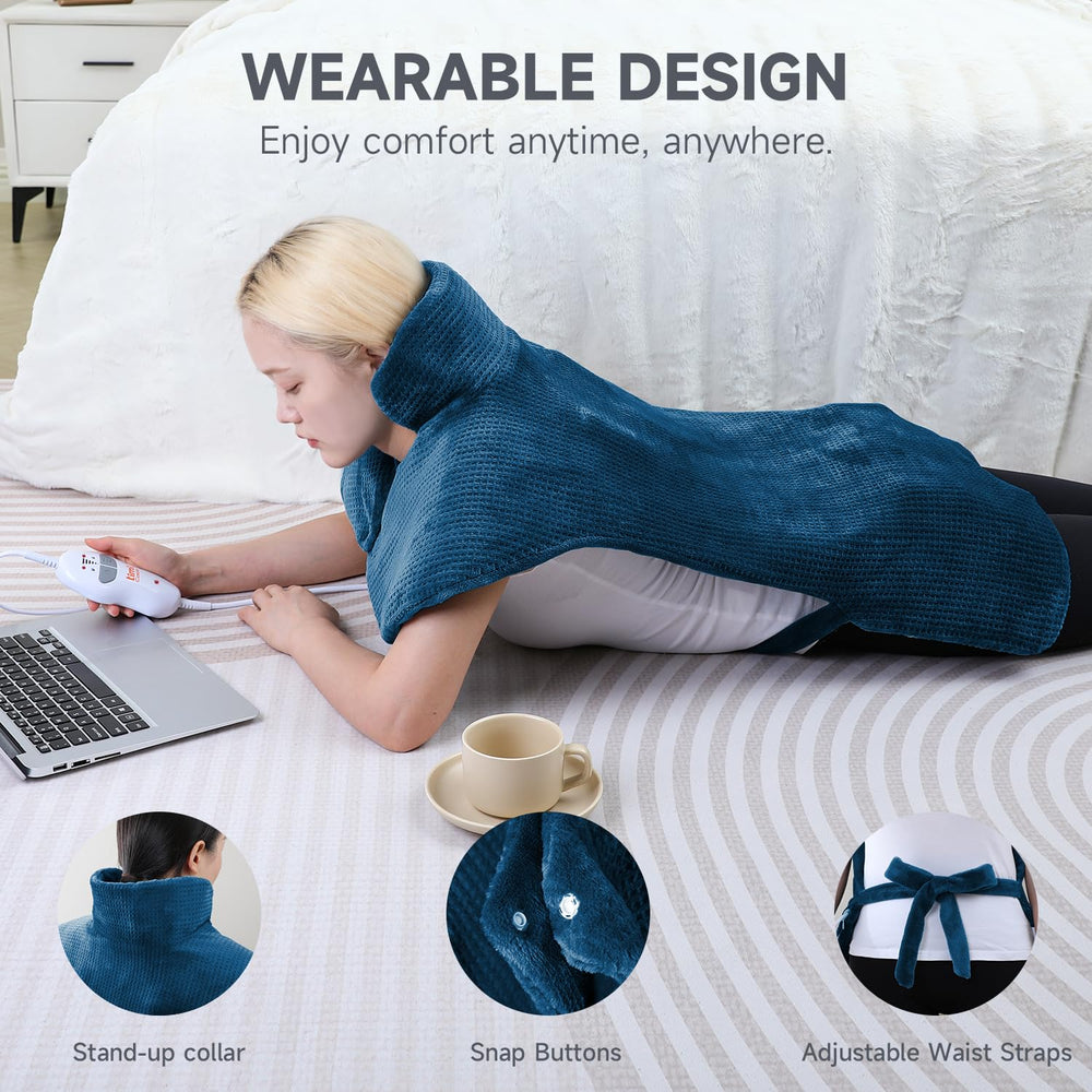 TiMiCalda soft-flannel-fabric feels cozy and skin-friendly for long sessions.