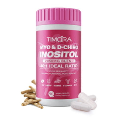 TIMORA Myo and D-Chiro Inositol capsules support hormonal balance