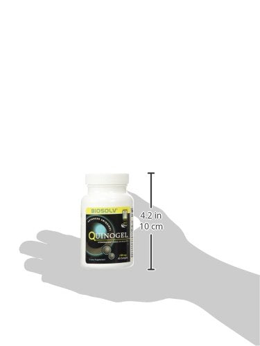 QuinoGel ubiquinol softgel close-up emphasizing solubilized absorption.
