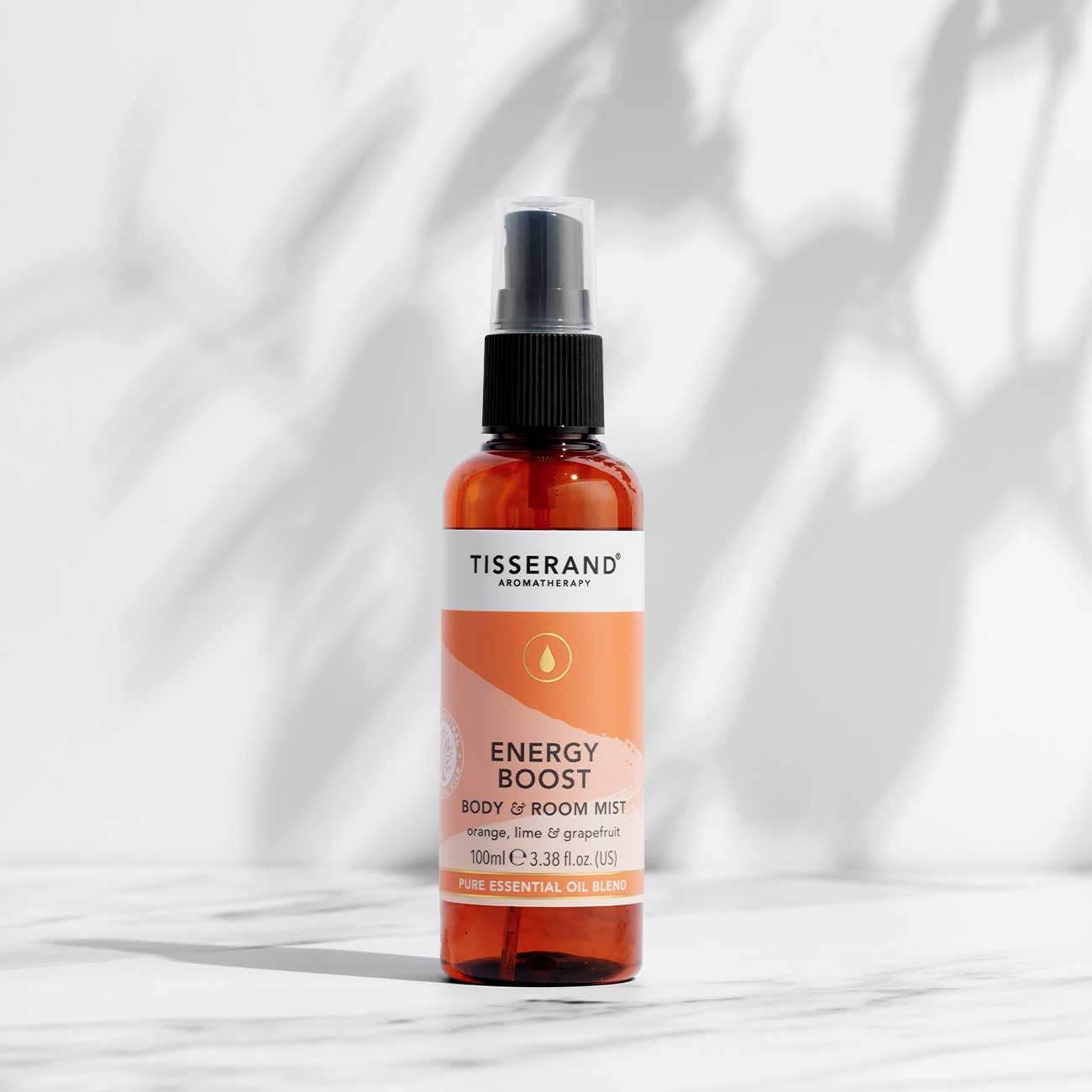 Close-up of orange, lime, grapefruit citrus oils in Moodfix Mist.