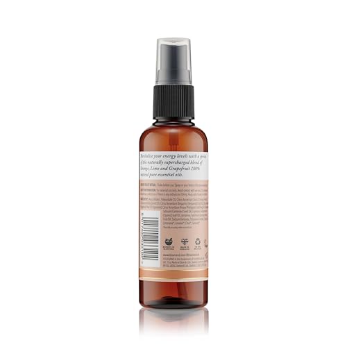 Tisserand Moodfix Mist spray pump for portable energy refresh on the go.