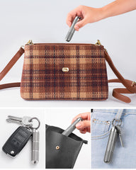 TISUR durable metal pill organizer suitable for outdoor use and daily errands.