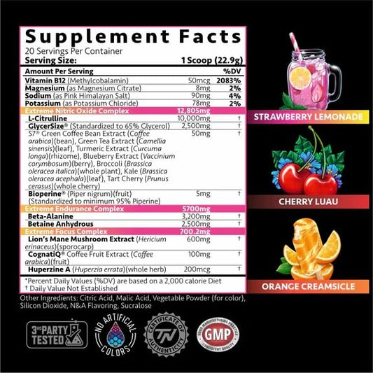 Titan Nutrition Pump Unrivaled pour bottle showing hydration-friendly serving.