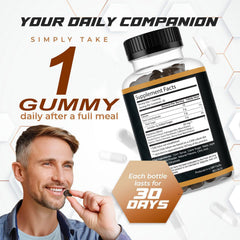 Titan Vigor Gummies front 3-pack showcases value and easy routine integration