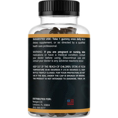 Titan Vigor Gummies texture close-up conveys chewy consistency for a pleasant habit