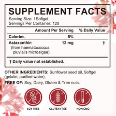 Two-pack Tiuedu Astaxanthin packaging conveys extended supply.