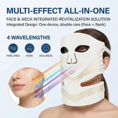 Tiyeaud 2‑in‑1 face and neck coverage for comprehensive treatment.