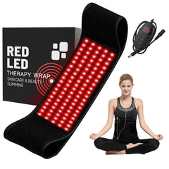 Tizwis Red Light Therapy Belt front view for calming muscle relaxation.