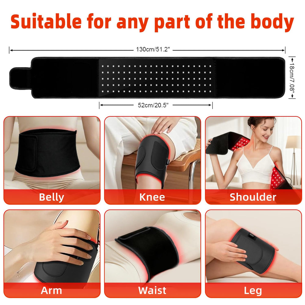 Tizwis belt used on neck and shoulders for soothing warmth.