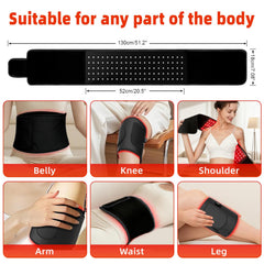 Tizwis belt used on neck and shoulders for soothing warmth.
