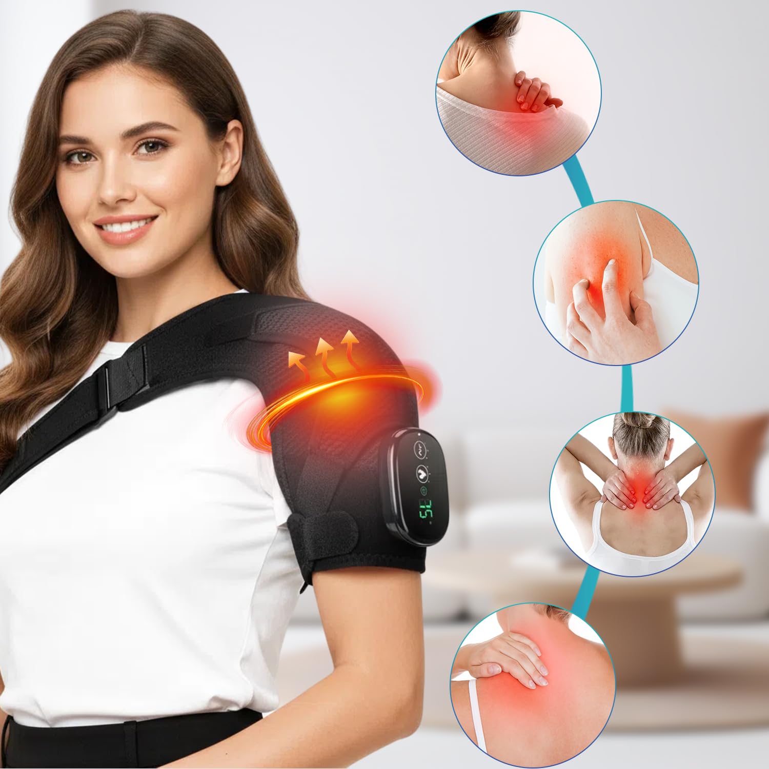 Tizwis cordless design enables movement during daily tasks