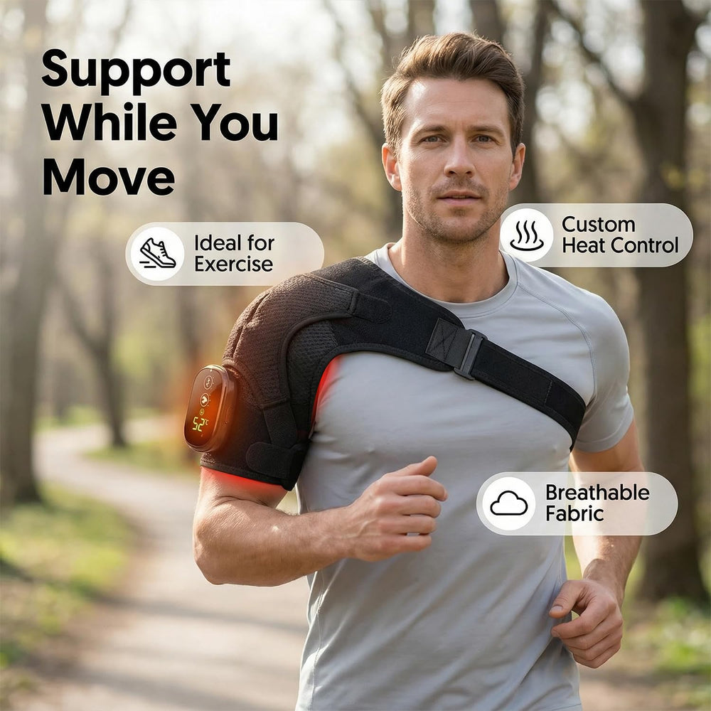 Tizwis shoulder heating pad heat levels offer customizable warmth for comfort