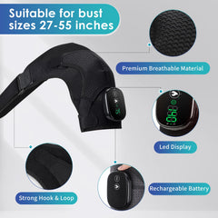 Tizwis massager battery life indicator keeps you informed during sessions.