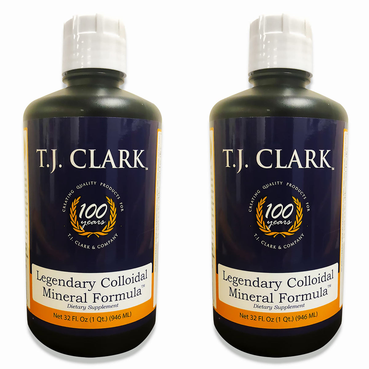 T.J. Clark Legendary bottle pour showing easy liquid mineral administration for daily use