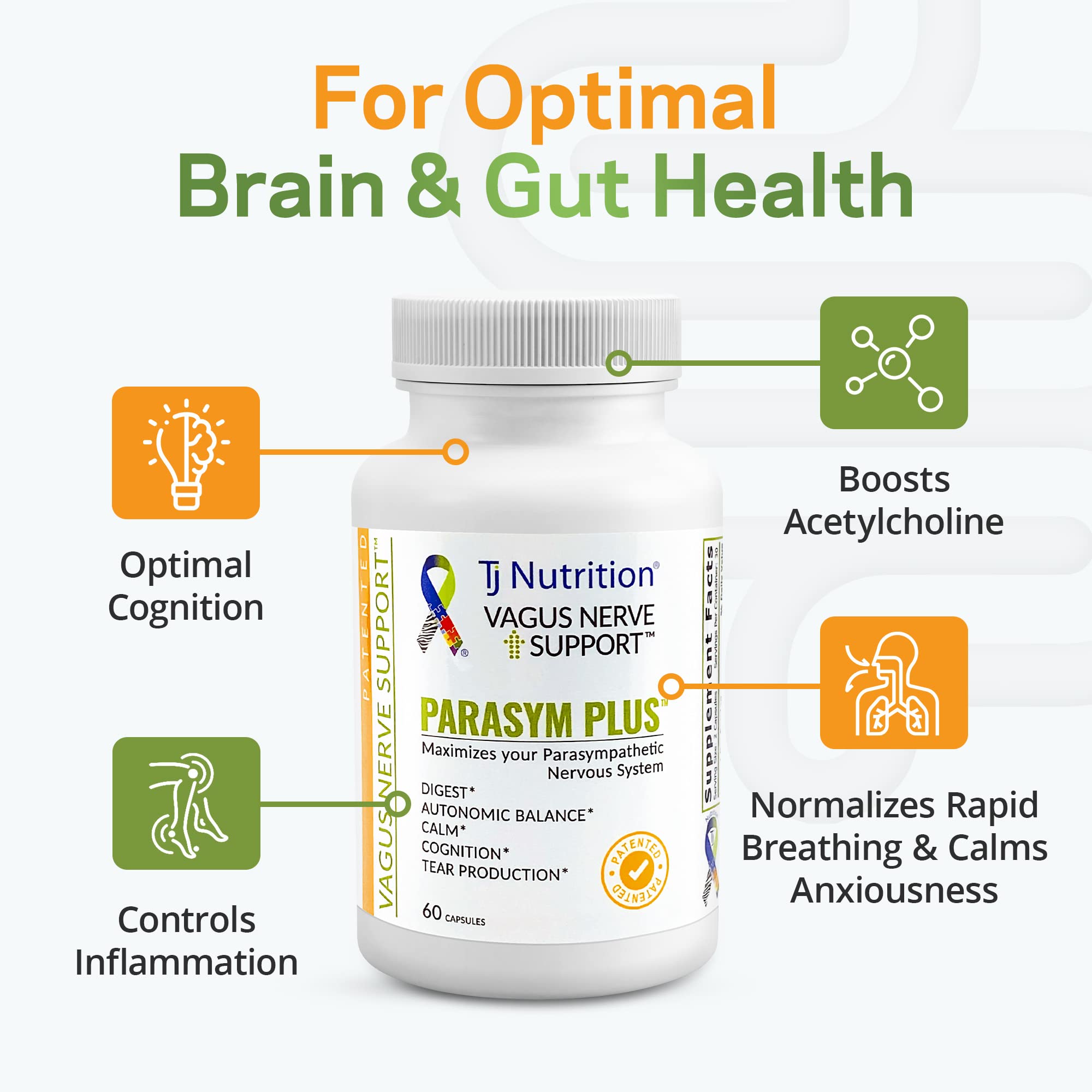 TJ Nutrition Parasym Plus usage scene; may support daily energy and cognitive clarity.