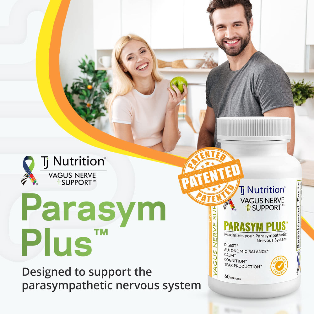 TJ Nutrition Parasym Plus digestive support scene; may promote better digestion through vagus nerve pathways.
