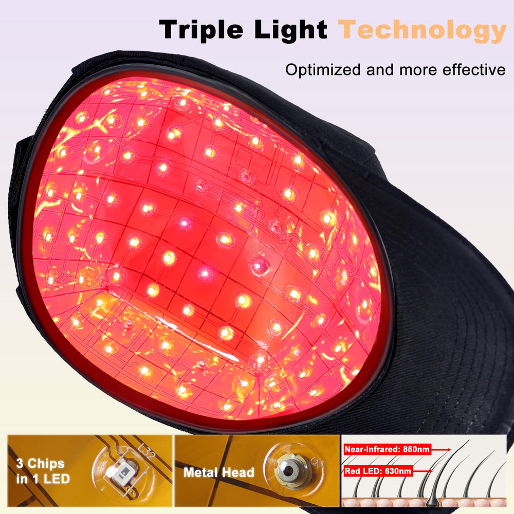 Tkcsoi red light therapy cap battery pack demonstrates portable power
