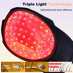 Tkcsoi red light therapy cap battery pack demonstrates portable power