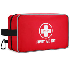 TLIEAO 330-piece first aid kit front view with organized compartments for quick access.
