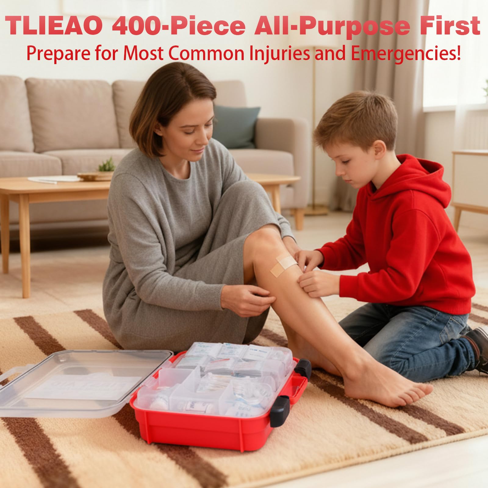 TLIEAO burn gel and cold pack included for cooling and comfort.