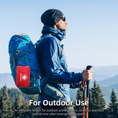 TLIEAO carabiner enables secure attachment to backpacks or gear.