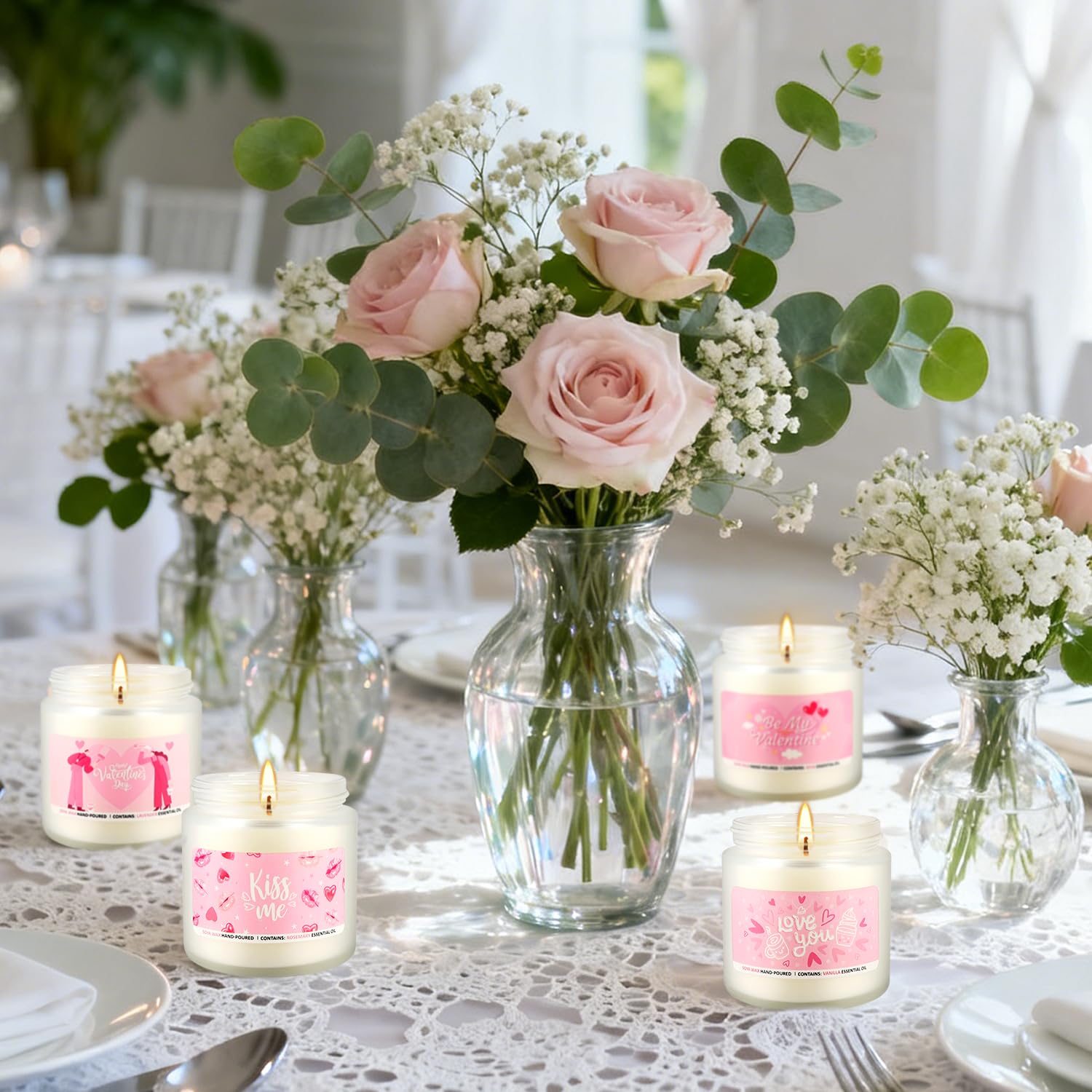 tlnfhrpi gardenia soy candle brightens mood with subtle fragrance
