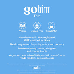 TLS GoTrim daily routine image promotes easy one-per-day usage.