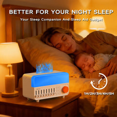 TMEHM diffuser includes eight nature sounds for relaxing ambience.