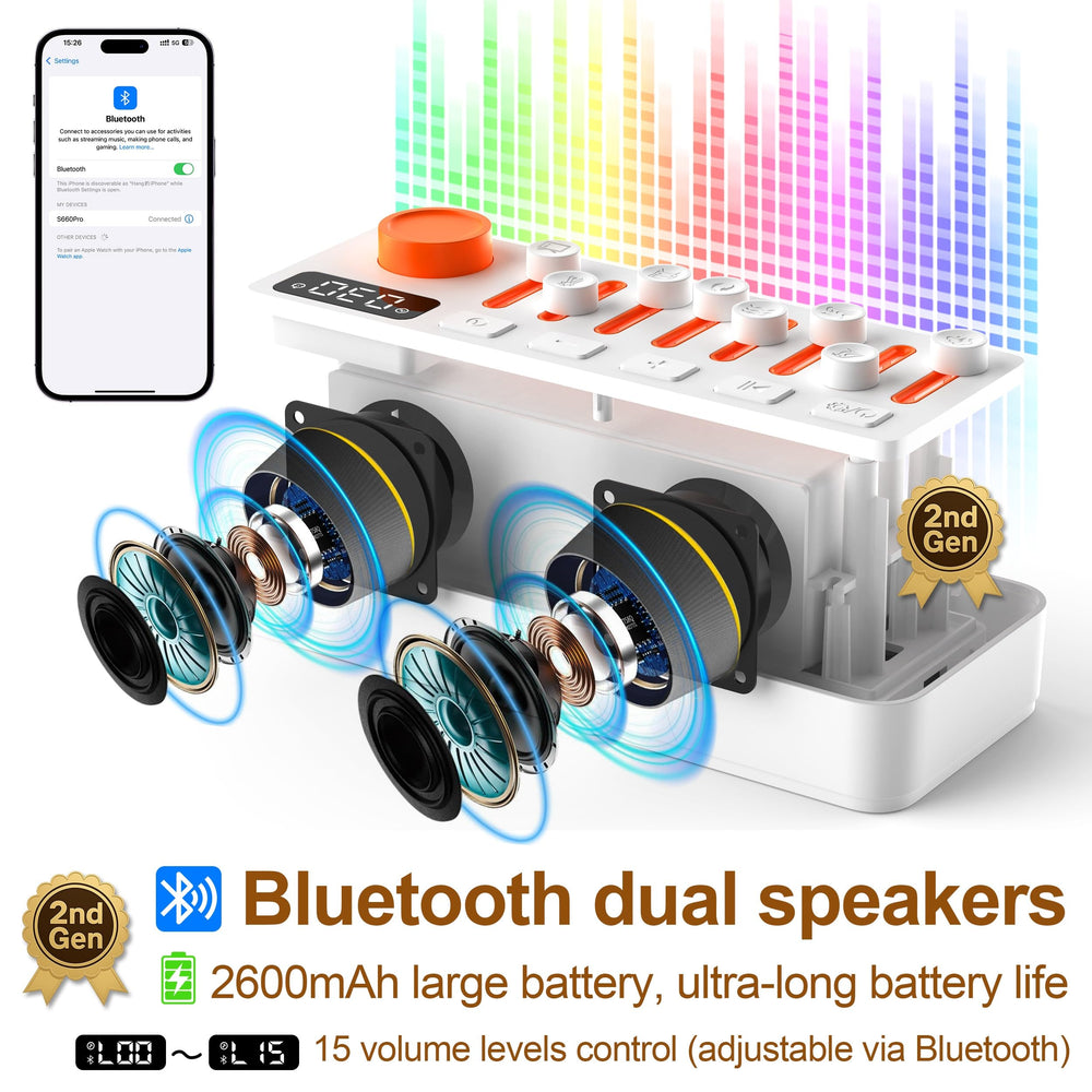 TMEHM sleep sound machine Bluetooth speaker for streaming favorites